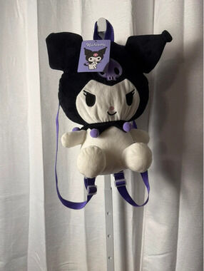 Kuromi stuffed animal backpack
